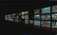Browse images from flickr or any Media RSS feed using the PicLens 3d Wall